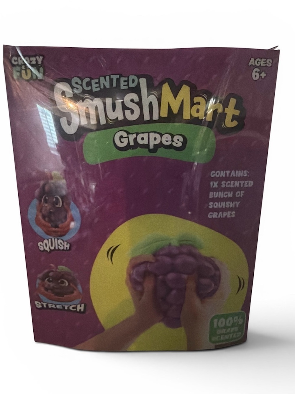 New in Box SmushMart Scented Grape Squishy Toy - Purple - Picture 2 of 2